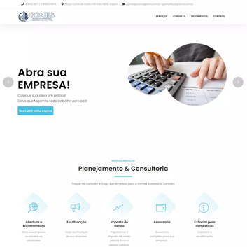 Exemplo de site 2